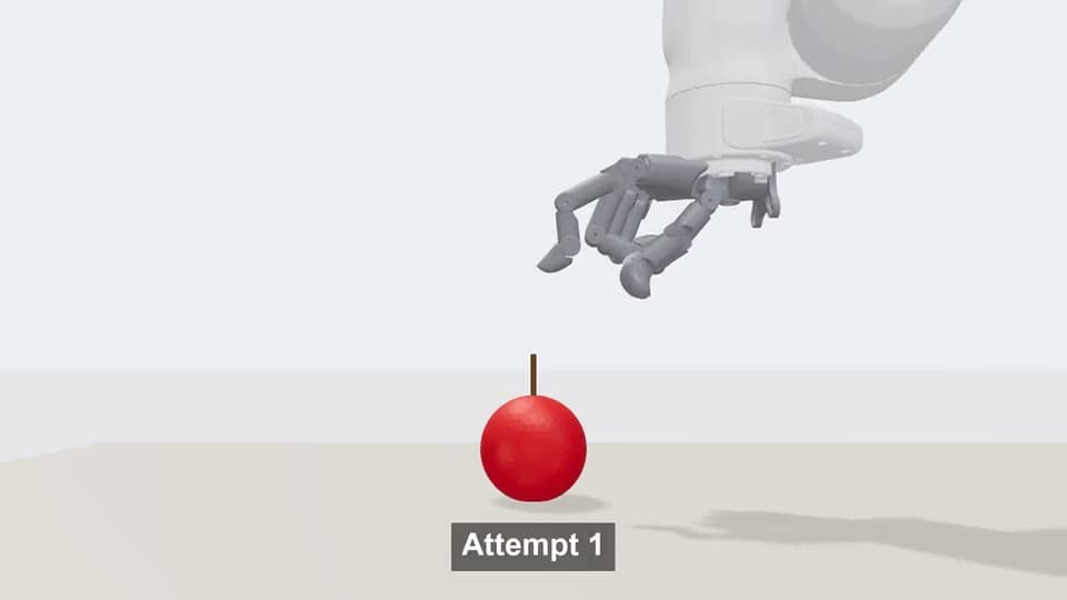 Gemini 3.8 Flash · Apple-stem manipulation presentation recording poster