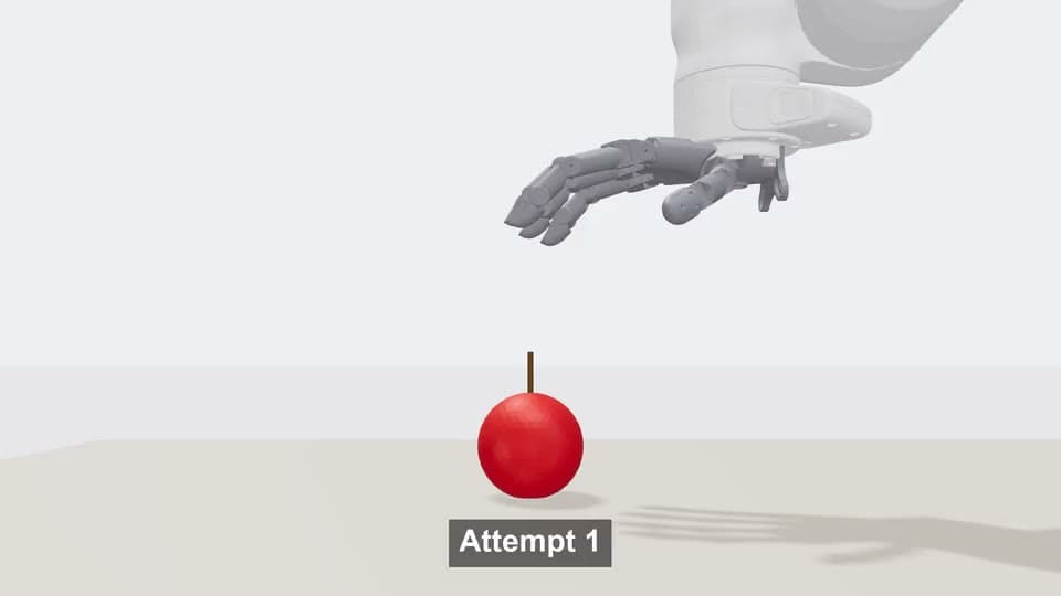 Qwen 3.8 Flash · Apple-stem manipulation presentation recording poster