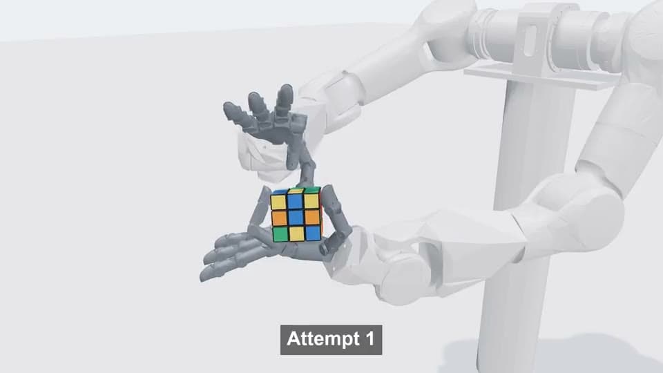 GLM 5.3 Flash · Rubik’s Cube single turn presentation recording poster