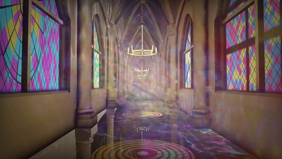 Gemini 3.8 Flash · infinite-cathedral presentation recording poster