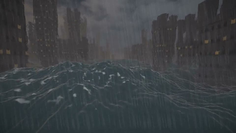 Qwen 3.8 Flash · neo-gothic-storm-city presentation recording poster