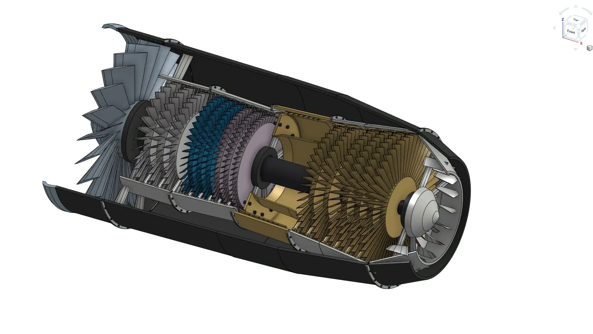 GPT-6.1 Sol · turbofan-cad