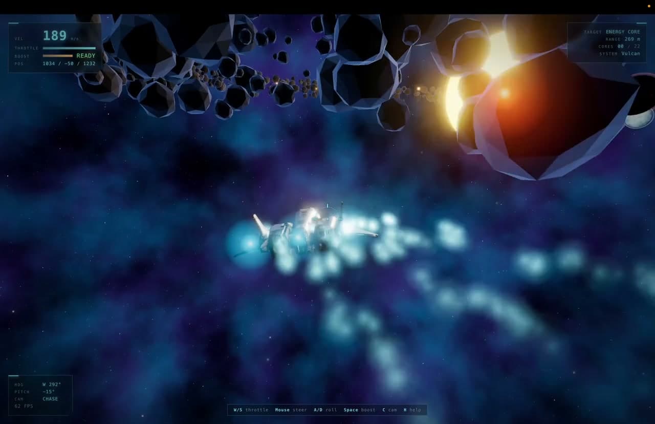 Qwen3.8 Max Preview · Space Flight Game presentation recording poster